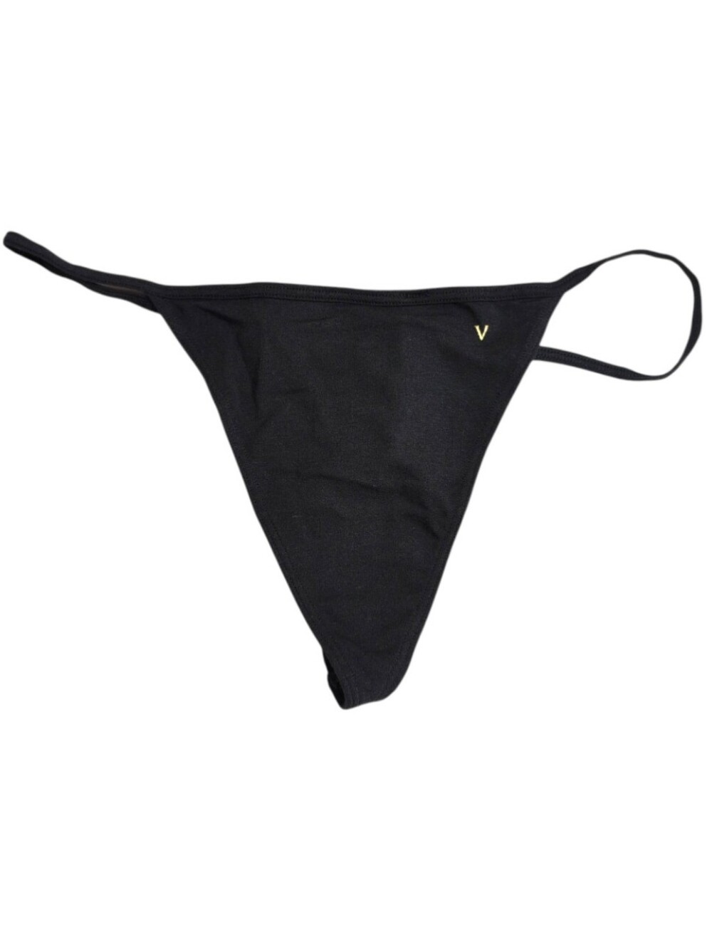 Victoria's Secret Black V String Thong